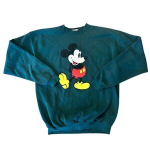 Vintage Disney Designs Mickey Mouse Crewneck Sweatshirt OS USA